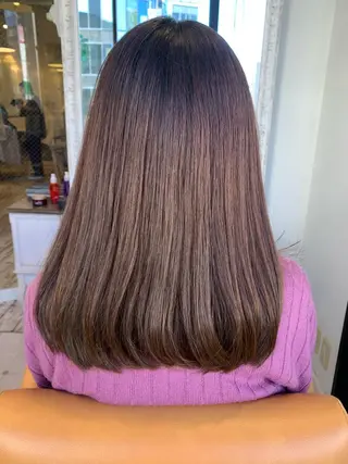 セミロング 小沼采唯👧🏼 海好きオヌちゃんのヘアスタイル