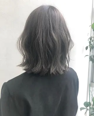 ミディアム カラー nakahara madokaのヘアスタイル