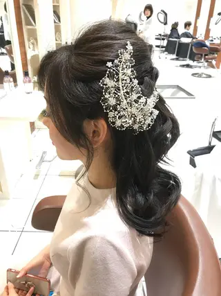 ロング ヘアアレンジ テラモト カズヨシのヘアスタイル