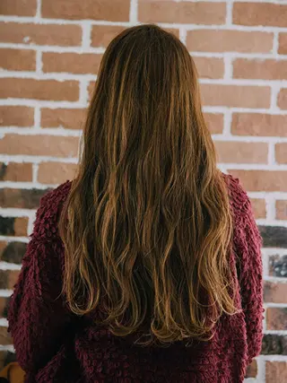 ロング パーマ 福島 浩司のヘアスタイル