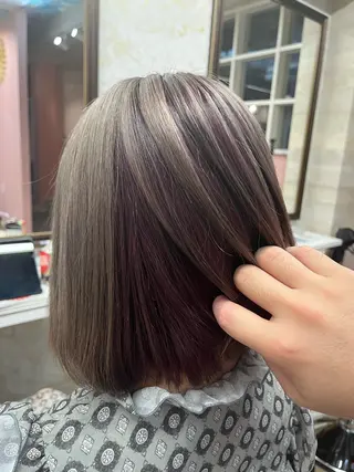 ミディアム カラー 🇰🇷韓国ヘア× 髪質改善　黒川天斗のヘアスタイル