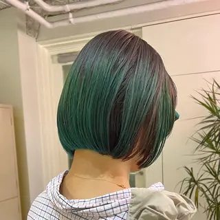 カラー ハイトーン艶カラー 💎あやめ🎀のヘアスタイル