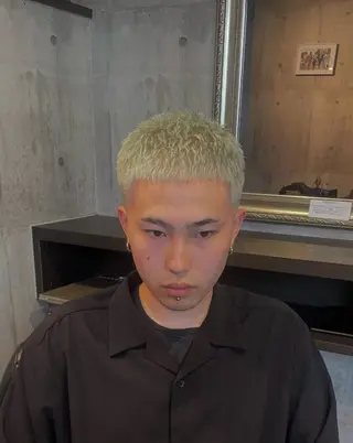 ショート カラー メンズ SWELL  七隈四つ角店所属・SWELL アトムのヘアスタイル