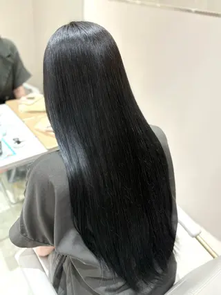 ロング カラー ✨韓国風レイヤー/ 透明感カラー🩶りくのヘアスタイル