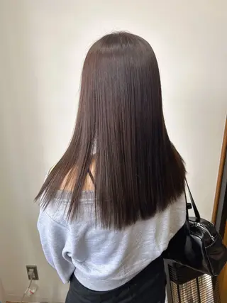 セミロング カラー 伶風 /髪質改善ストレートのヘアスタイル