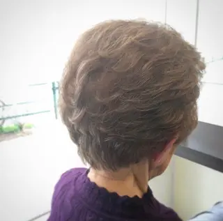 ショート パーマ sola方南町所属・原一真/ 外国人ショートヘアのヘアスタイル