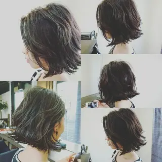 ミディアム カラー little×PORTO 元町所属・Topstylist ゆきこのヘアスタイル