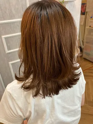 セミロング GOSSIP所属・GOSSIP信国 瑞絵のヘアスタイル