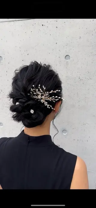 ロング ヘアアレンジ 水野 志保のヘアスタイル