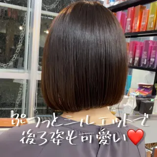 ミディアム カラー パーマ ヘアアレンジ Riposo.所属・✨艶髪✨ 奈須晴香のヘアスタイル