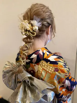 ロング ヘアアレンジ Ka naのヘアスタイル