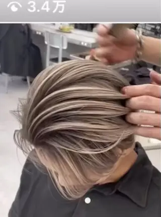 カラー メンズ Kahuli hair Ulu所属・Ulu RITSUのヘアスタイル