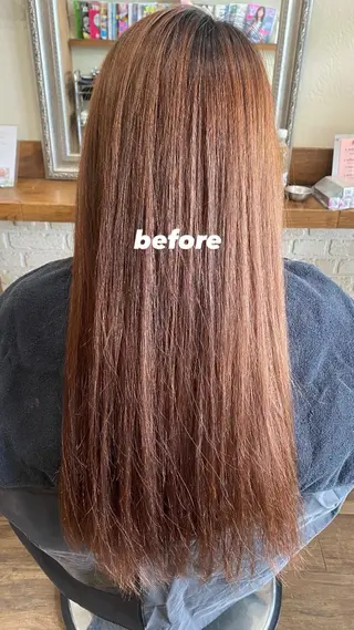 ロング Hair & Eyelash Riche所属・肥田 夕蘭のヘアスタイル