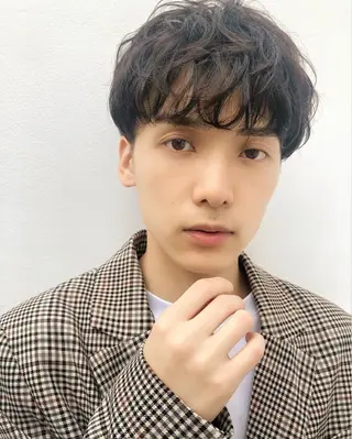 メンズ メンズ🍃ナチュラル 韓国風ヘアRENのヘアスタイル