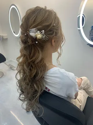 ヘアアレンジ lien natsukiのヘアスタイル