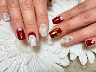 ネイル Yakko pas á pasのネイルデザイン