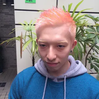 ショート カラー メンズ seen所属・境 健助のヘアスタイル