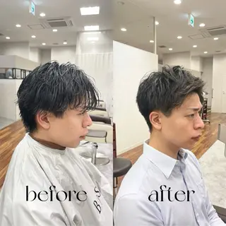 メンズ ☔️縮毛矯正特化☔️ 竹口はるかのヘアスタイル