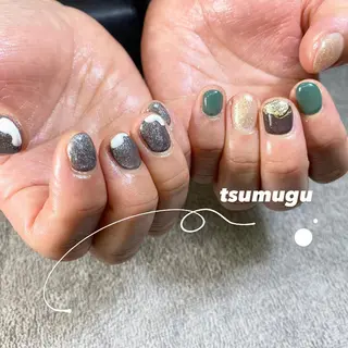 ネイル つむぐ サロンのネイルデザイン