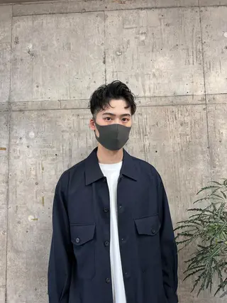 ショート カラー パーマ メンズ メンズパーマ /SUNAOのヘアスタイル