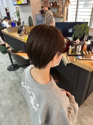 ショート C’LD hair produce /シールドヘア所属・モテ髪/ボブ/ショー ト/アダチフウトのヘアスタイル