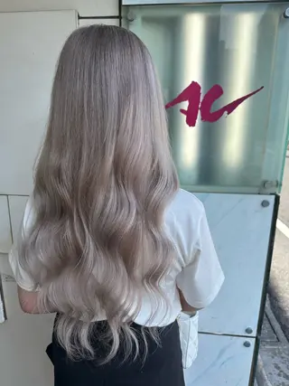 ロング カラー アンククロス kyokaのヘアスタイル