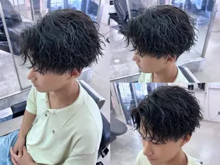 パーマ メンズ 土岐 仁/メンズ専門 パーマ特化美容師🔥のヘアスタイル