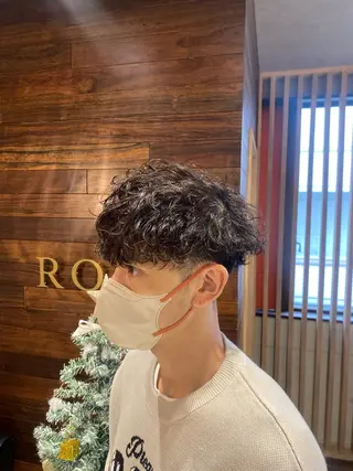 パーマ メンズ 👑髪質改善/パーマ /フェード/森田のヘアスタイル