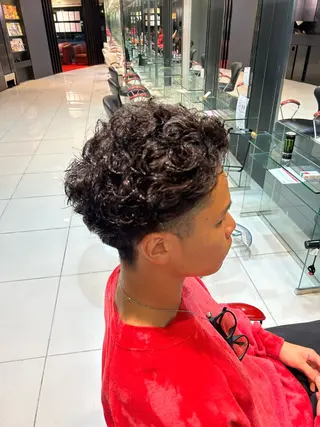 パーマ メンズ 四日市 メンズ特化 服部 将汰のヘアスタイル