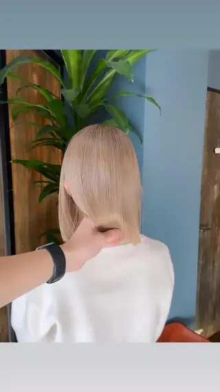 ミディアム カラー ユアーズヘアーセカンド所属・広島No.1美髪矯正 髪質改善/河村総一郎のヘアスタイル