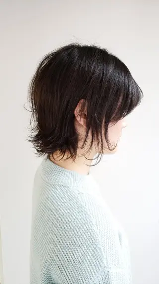 ミディアム カラー 美髪⭐︎髪質改善 井上 康司のヘアスタイル