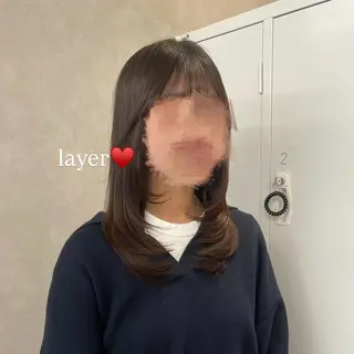 ミディアム セナ foto武蔵小杉︎︎のヘアスタイル