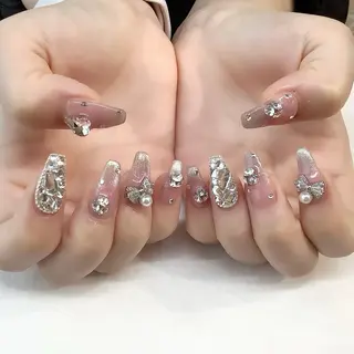 ネイル 💎🐰 saki. m 🐰💎のネイルデザイン