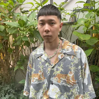 メンズ 🌈圧倒的デザイン パーマ　関和希のヘアスタイル