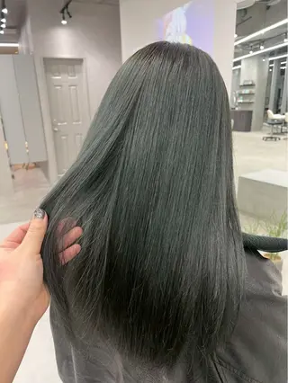ロング カラー 🫧ワンカラー🫧 えりかのヘアスタイル