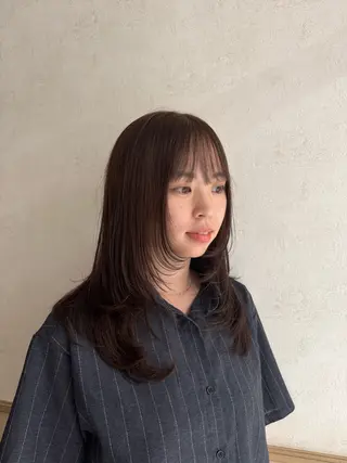 カラー sakura/暖色/ 透明感/艶カラーのヘアスタイル
