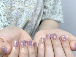 ネイル ki🍒🍒 ki ツルツルネイルのネイルデザイン