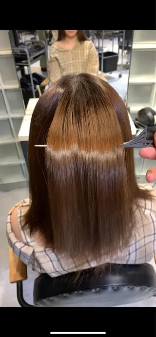 ミディアム 🪐縮毛矯正／海陸 翔のヘアスタイル