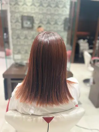 セミロング カラー 12月空きあり 上野颯太のヘアスタイル