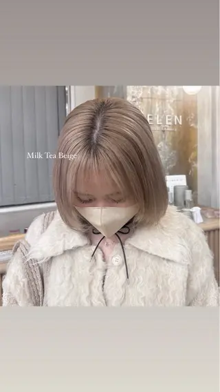 ミディアム カラー nanami ￤髪質改善￤レイヤーのヘアスタイル