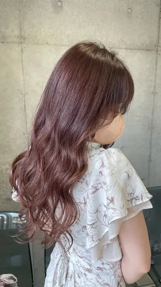 ロング カラー acero + hair&eyelash 幸手店【アチェロ】所属・ハイライトハイトーン 💖MOMOKAのヘアスタイル