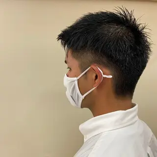 ショート メンズ ambellir 山本伽椰のヘアスタイル