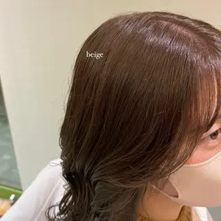 ミディアム カラー an.nico所属・レイヤー/透明感艶 カラー丸山ななほのヘアスタイル