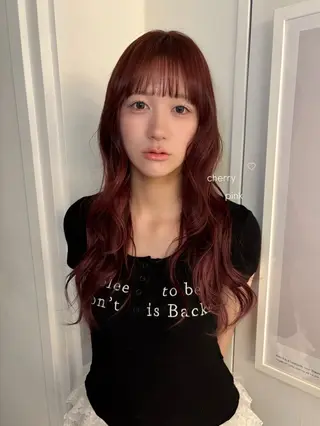 ロング カラー riria🎀カット /透明感カラーのヘアスタイル