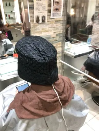 ミディアム 酸性ストレート特化× 艶髪師/及川のヘアスタイル