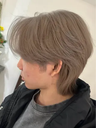 ショート カラー メンズ 【バレイヤージュ】 kentoのヘアスタイル