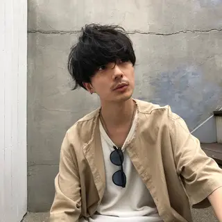 メンズ happy  man 🌸血色カラー🌸のヘアスタイル