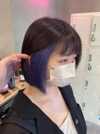 ショート カラー 🕶️佐藤 海李🐏のヘアスタイル