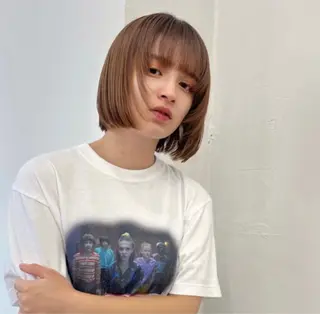 ショート ボブパーマ🥣KON コンナツミのヘアスタイル