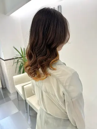 ミディアム パーマ ZENKO表参道店所属・デジタルパーマ 🌀ボブ　萩原　龍のヘアスタイル